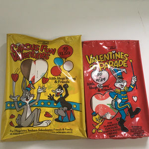 vintage valentine bugs bunny friends class cards